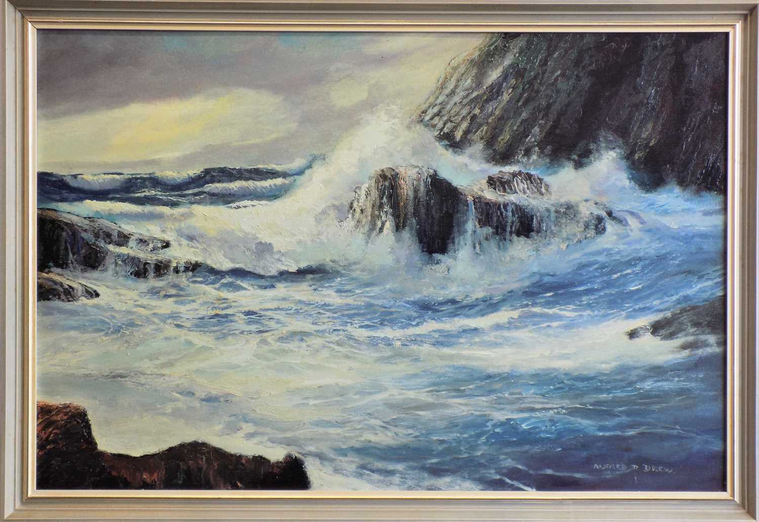Lot 551 - Alfred D. DREW (1926-2002) Cornish Coastal...