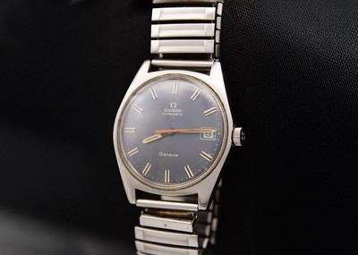 Lot 158 - OMEGA - A Geneve Automatic stainless steel gentleman's wristwatch, ref. 166.041.