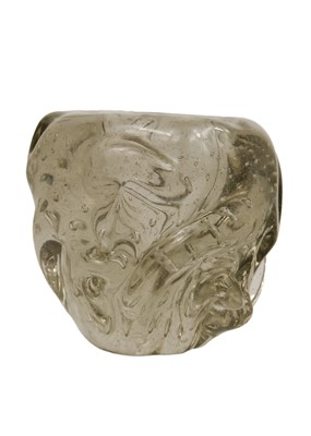 Lot 174 - A Liskeard glass 'knobbly' vase, designed by Jim Dyer.