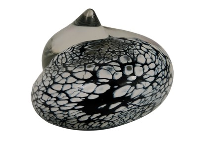 Lot 174 - A Liskeard glass 'knobbly' vase, designed by Jim Dyer.