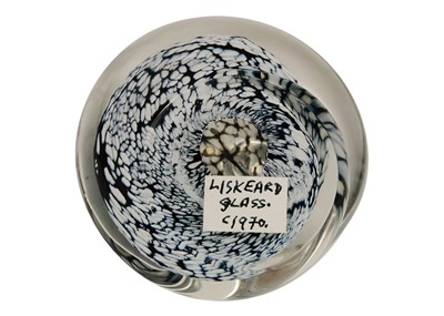 Lot 174 - A Liskeard glass 'knobbly' vase, designed by Jim Dyer.