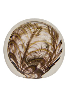 Lot 174 - A Liskeard glass 'knobbly' vase, designed by Jim Dyer.