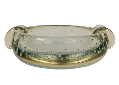 Lot 174 - A Liskeard glass 'knobbly' vase, designed by Jim Dyer.