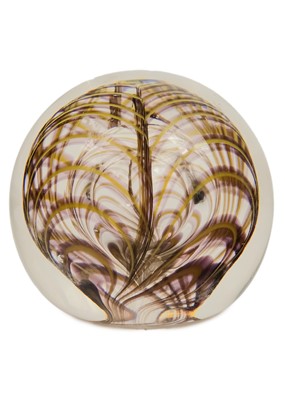 Lot 174 - A Liskeard glass 'knobbly' vase, designed by Jim Dyer.
