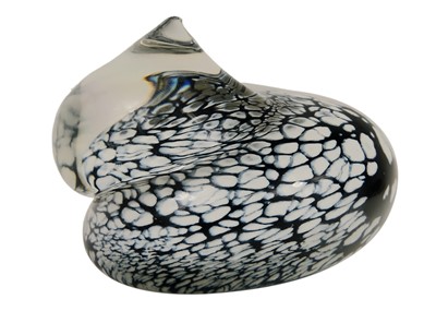 Lot 174 - A Liskeard glass 'knobbly' vase, designed by Jim Dyer.
