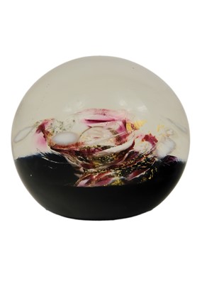 Lot 174 - A Liskeard glass 'knobbly' vase, designed by Jim Dyer.