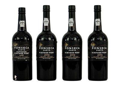 Lot 226 - Four 75cl bottles of Fonesca Porto vintage port.