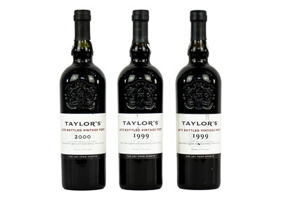 Lot 227 - Three 75cl bottles of Taylor’s Late Bottled vintage port.