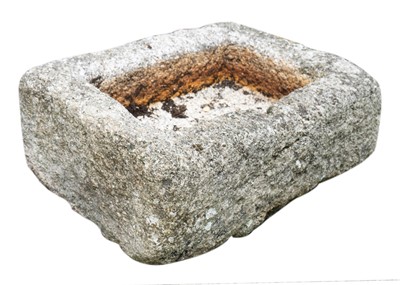 Lot 1565 - A rectangular granite trough.