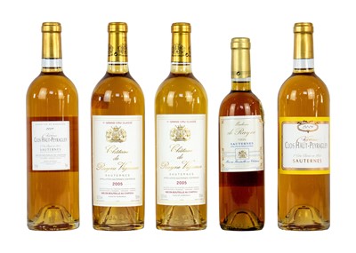 Lot 231 - Four bottles of 75cl Sauternes wine.