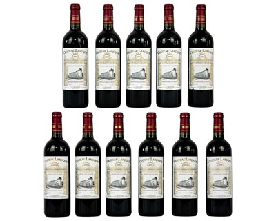 Lot 210 - Eleven bottles of St Emillion Grand Cru Chateau Laroque 2004.