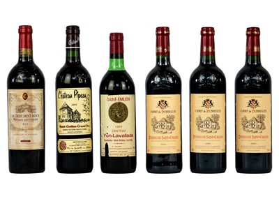 Lot 219 - Six various bottles of Saint-Emilion wines.