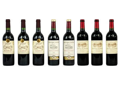 Lot 218 - Three bottles of Chateau Blaignan Medoc 2004 wine.