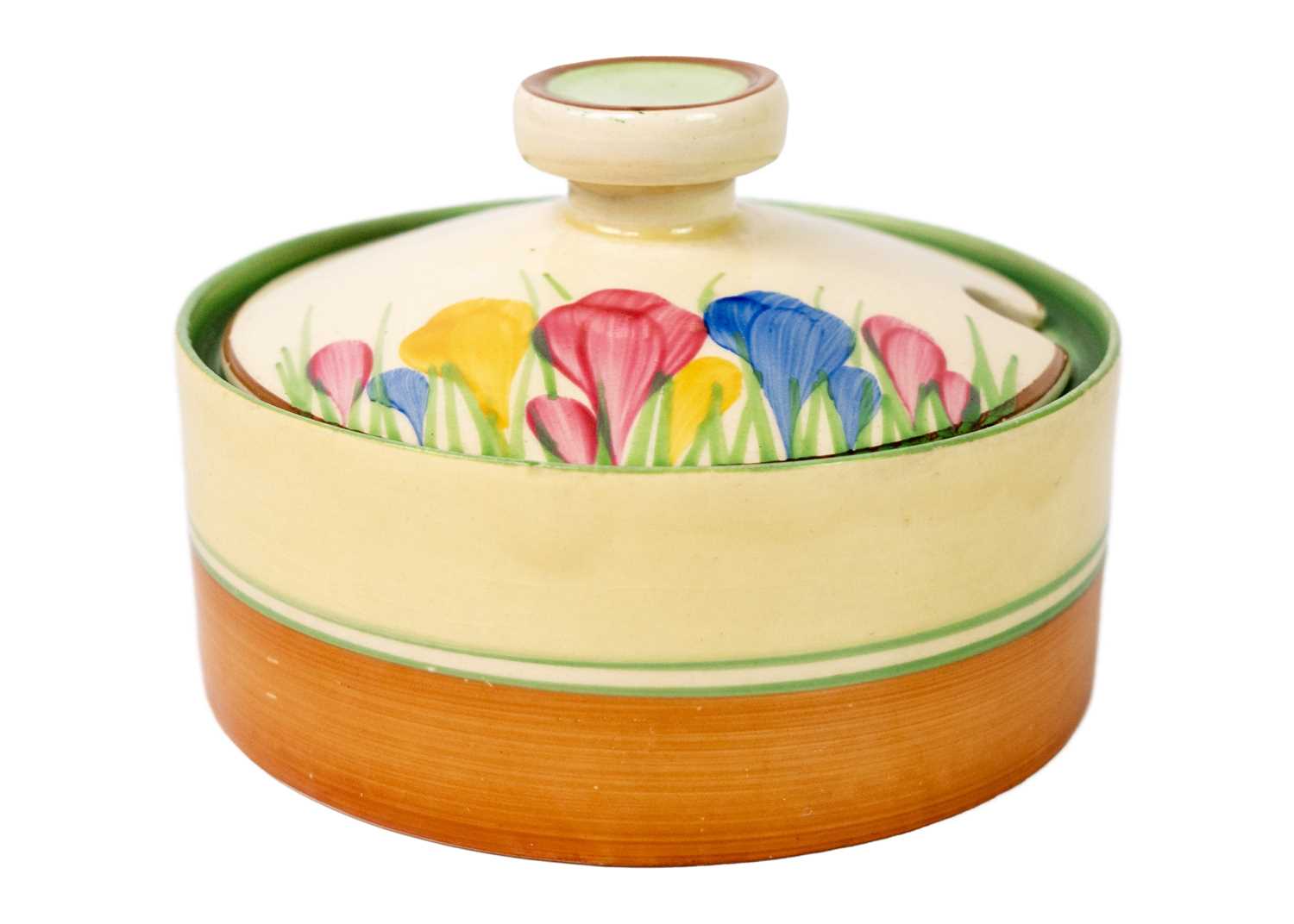 Lot 139 - A Clarice Cliff Crocus pattern Bon Jour