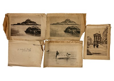 Lot 912 - Cornish Postcard Copper Engraved Printing Plates (x6)