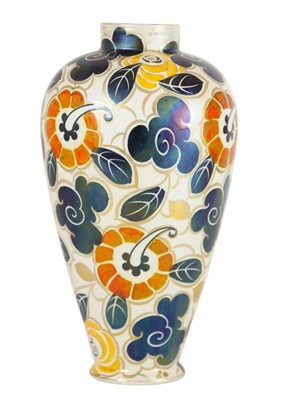 Lot 167 - A German Art Deco Schramberg vase.