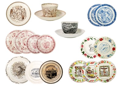 Lot 1146 - A collection of Victorian nursery and other china.