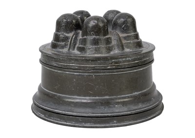 Lot 1209 - A Victorian pewter ice cream mould.