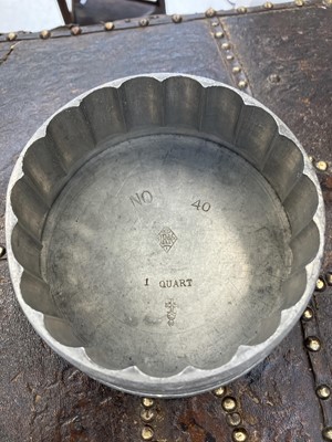 Lot 1209 - A Victorian pewter ice cream mould.