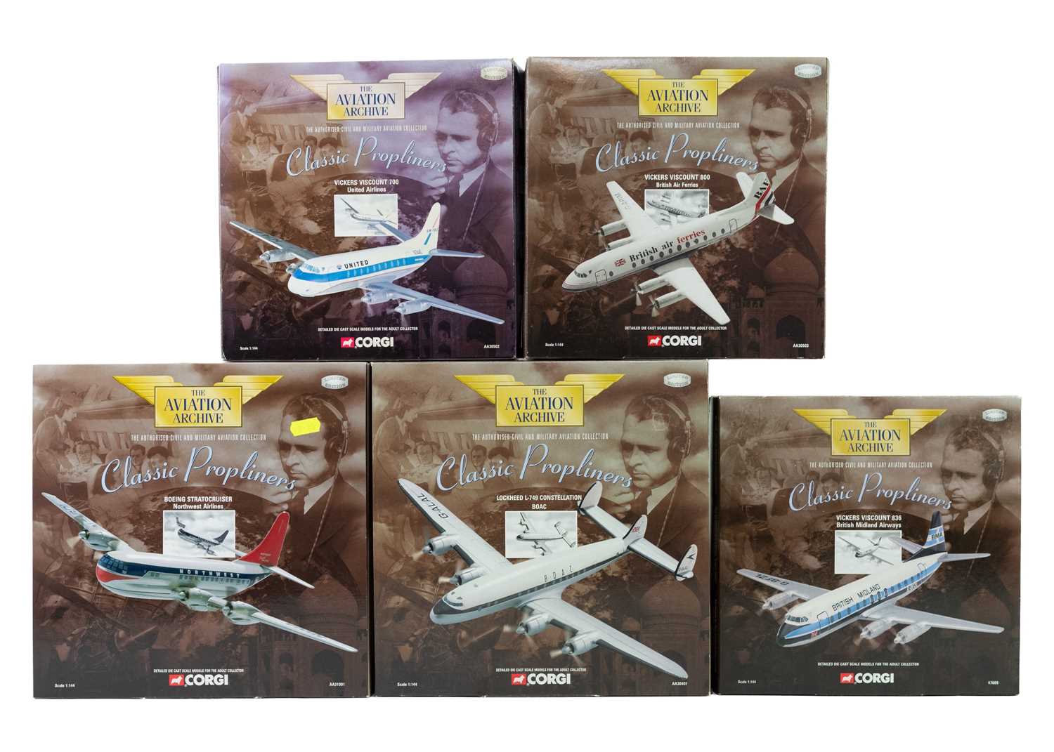 Lot 801 - Corgi Aviation Archive - Classic Propliners