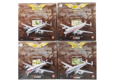 Lot 804 - Corgi Aviation Archive Frontier Airliners First Series (scale 1:144) (x4)