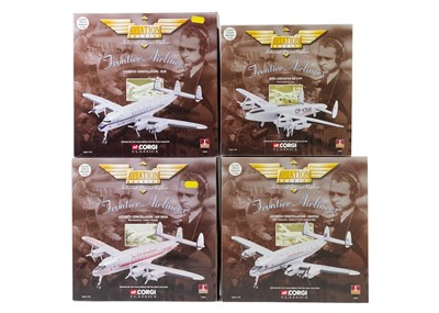 Lot 805 - Corgi Aviation Archive Frontier Airlines First Series (scale 1:144) (x4)