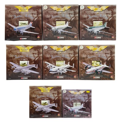 Lot 807 - Corgi Aviation Archive Frontier Airliners (scale 1:144) (x8)