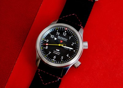 Lot 126 - BREMONT - An extremely rare MB1 'Martin-Baker' Aviation chronometer automatic wristwatch.