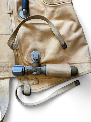 Lot 1308 - WWII German  Luftwaffe life jacket 'Schwimmweste' type 10.30