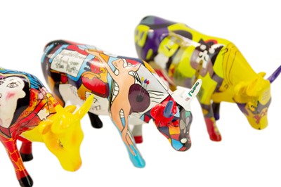 Lot 23 - Three Cow Parade Figurines