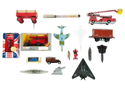 Lot 827 - Misc. Diecast and other toys