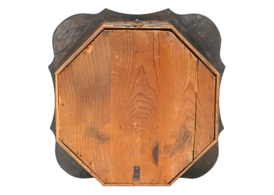 Lot 1643 - A French vineyard clock ebonised and mother of pearl inlay.