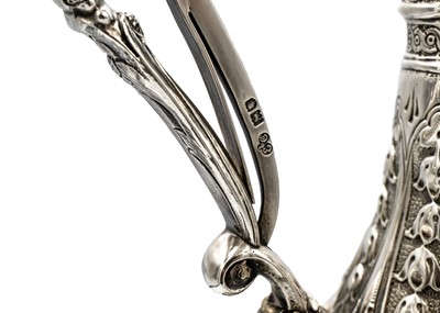 Lot 165 - An impressive Edwardian silver 'Armada ewer' by Elkington & Co.