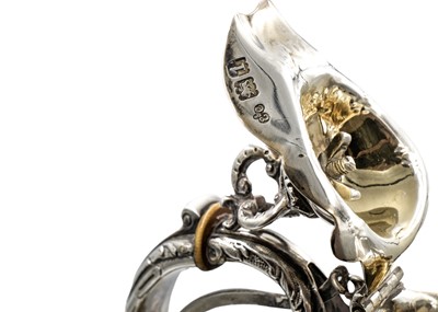 Lot 165 - An impressive Edwardian silver 'Armada ewer' by Elkington & Co.