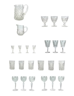 Lot 553 - A Waterford Crystal Alana pattern part suite.