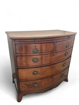 Lot 1691 - A Regency chest with a brushing slide