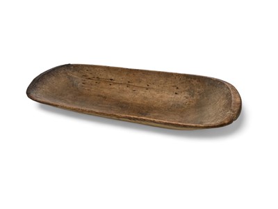 Lot 1095 - An impressive treen flour trough