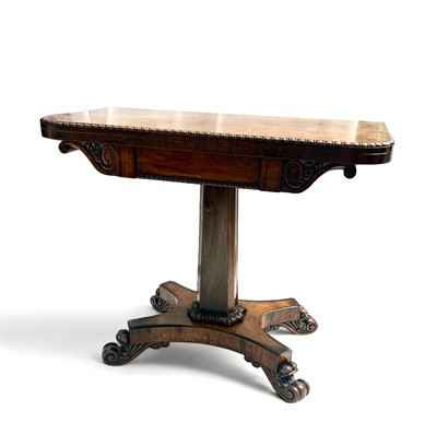 Lot 1694 - A William IIII card table