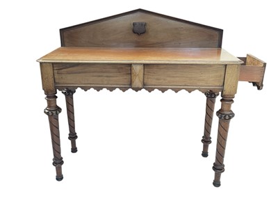 Lot 893 - A Victorian mahogany side table.