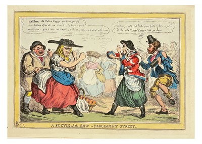 Lot 4 - (William Heath et al) Six Regency era caricatures