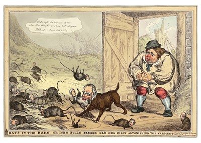 Lot 4 - (William Heath et al) Six Regency era caricatures