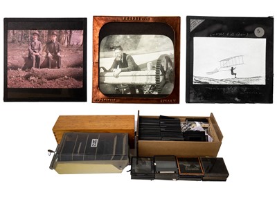 Lot 1377 - A large collection of various miscellaneous magic lantern slides.