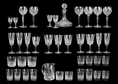 Lot 695 - A Waterford Crystal part suite.