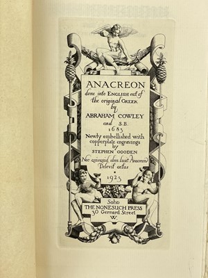 Lot 50 - (Stephen Gooden illustrations) Nonesuch Press