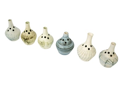 Lot 1520 - A collection of Carn pottery vases.