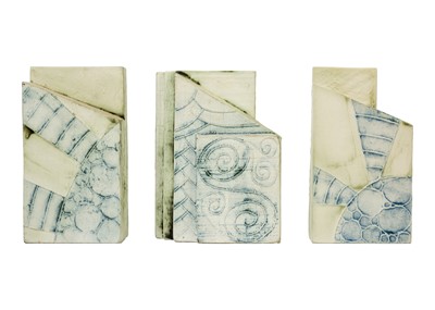 Lot 1520 - A collection of Carn pottery vases.