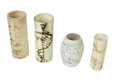 Lot 1520 - A collection of Carn pottery vases.