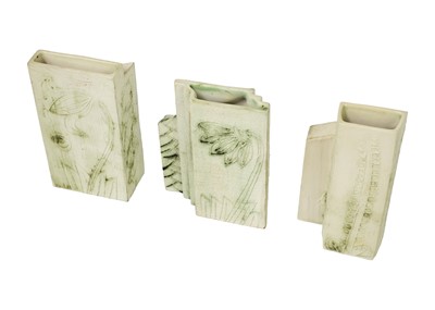 Lot 1520 - A collection of Carn pottery vases.