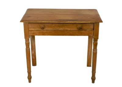 Lot 1229 - A Victorian pine side table.