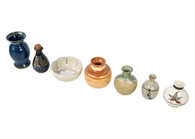 Lot 348 - A collection of Devon & Somerset studio pottery.